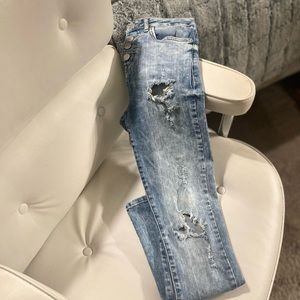 Waist Size 25 ripped jeans